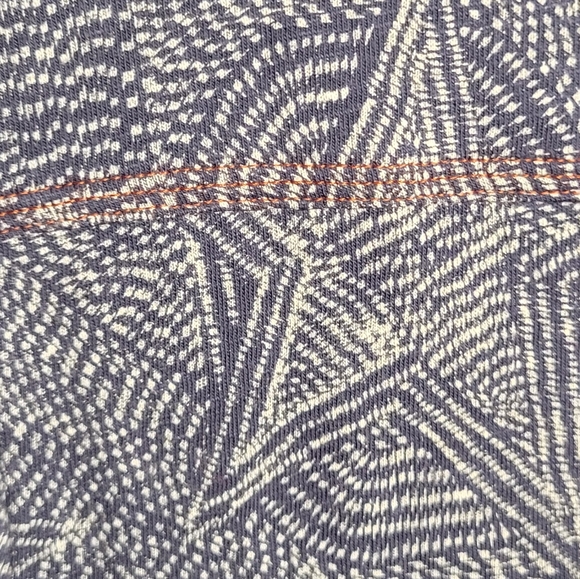 White Stuff UK10orUS6 navy and white star pattern 1/2 button-down pocketed dress - Picture 6 of 7